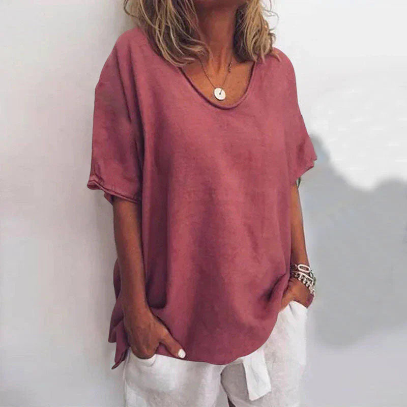 Oversized Comfort Shirt Met Losse Pasvorm Voor Dames