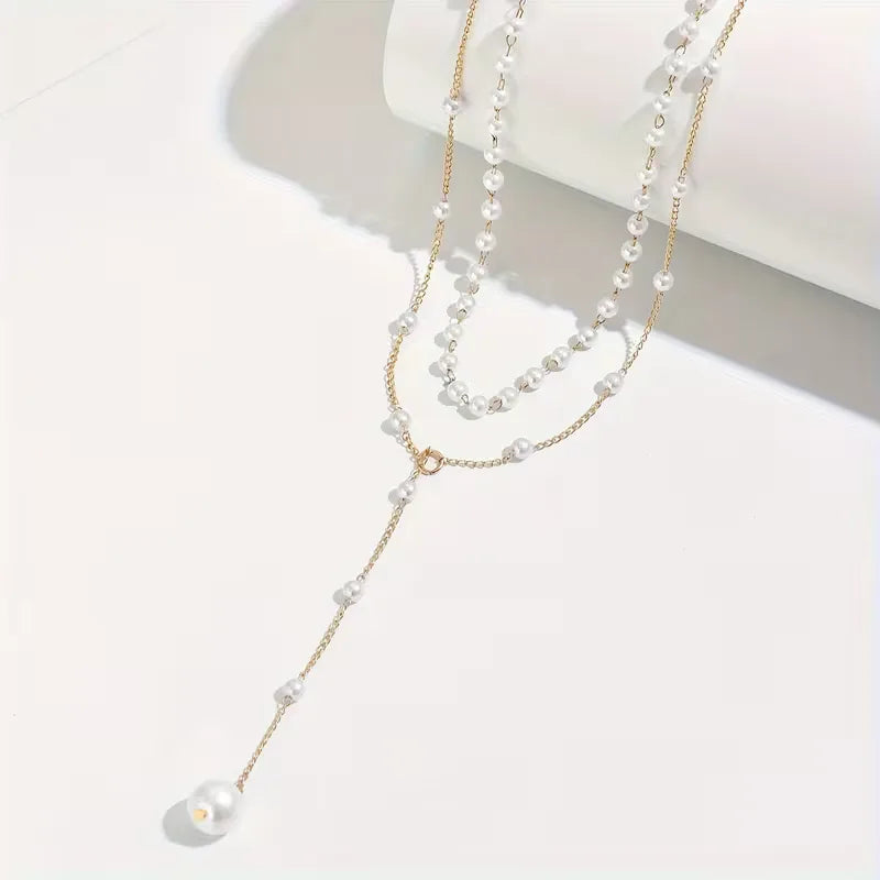 Ketting met faux parels