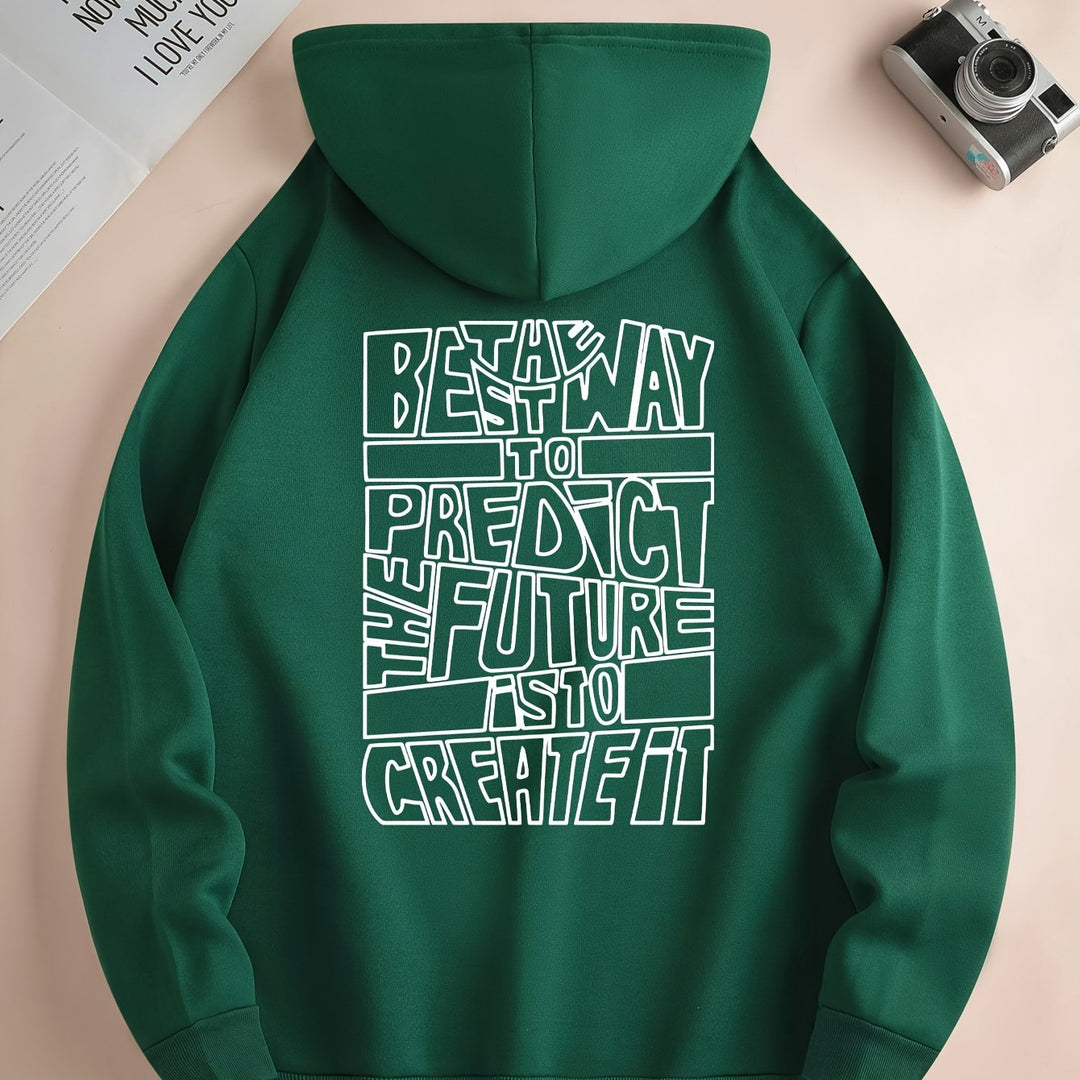 Golf Cross™ | Hoodie met Letterprint Heren | Loose fit | Dagelijks comfort - Kangaroezakken - Ideaal voor alle seizoenen