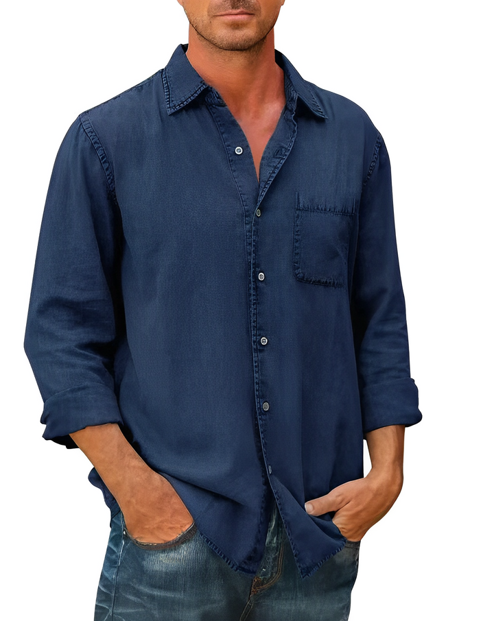 David | Heren denim overhemd