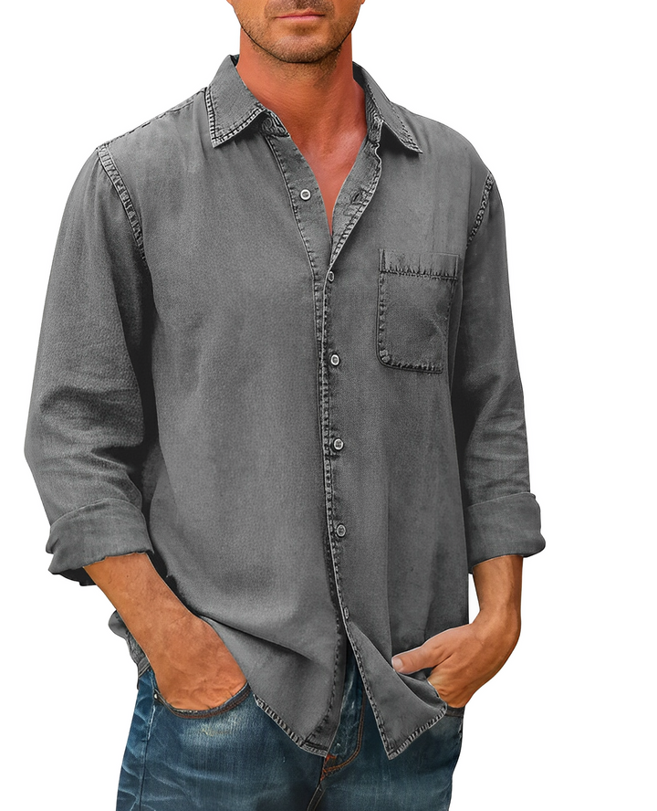 David | Heren denim overhemd