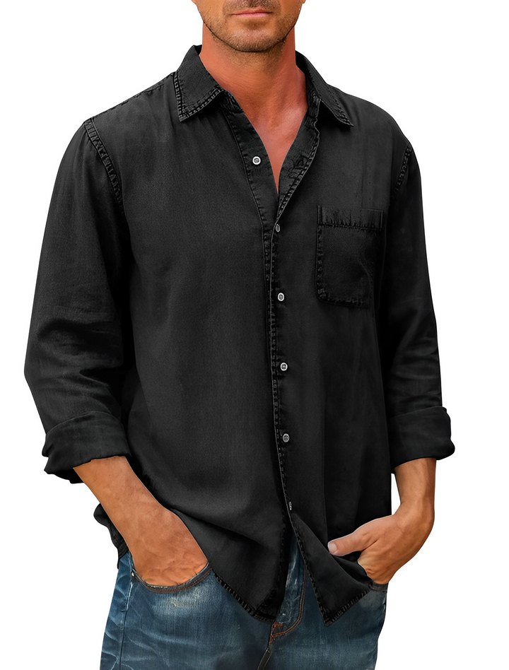 David | Heren denim overhemd