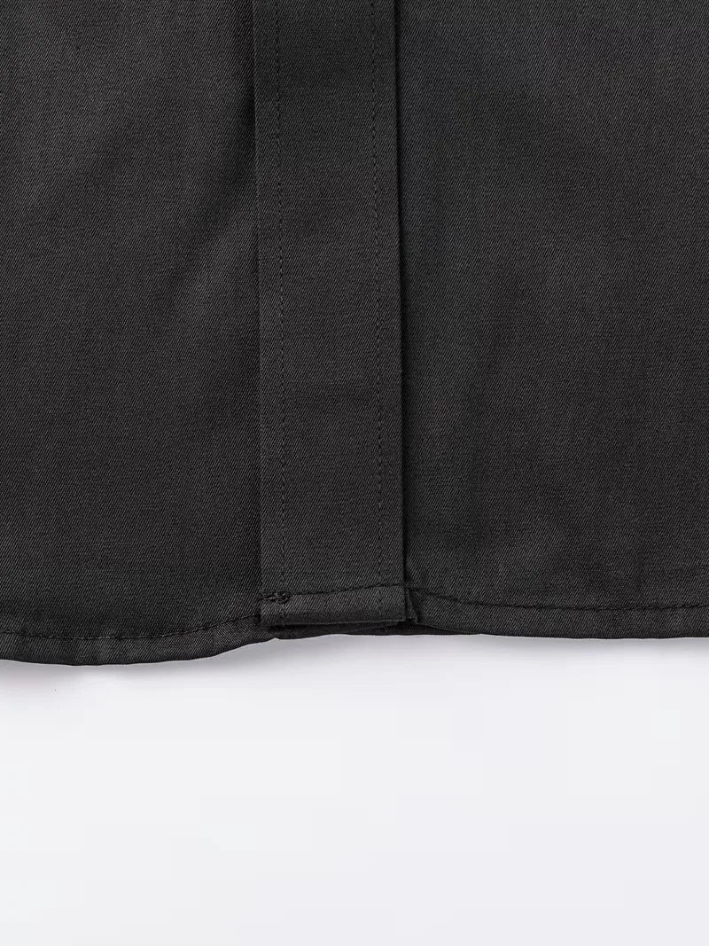 Nette overhemden slim fit mandarin kraag