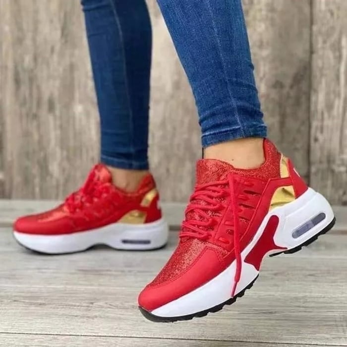 Orthopedische Sneakers Voor Dames Met Luchtkussen Zool