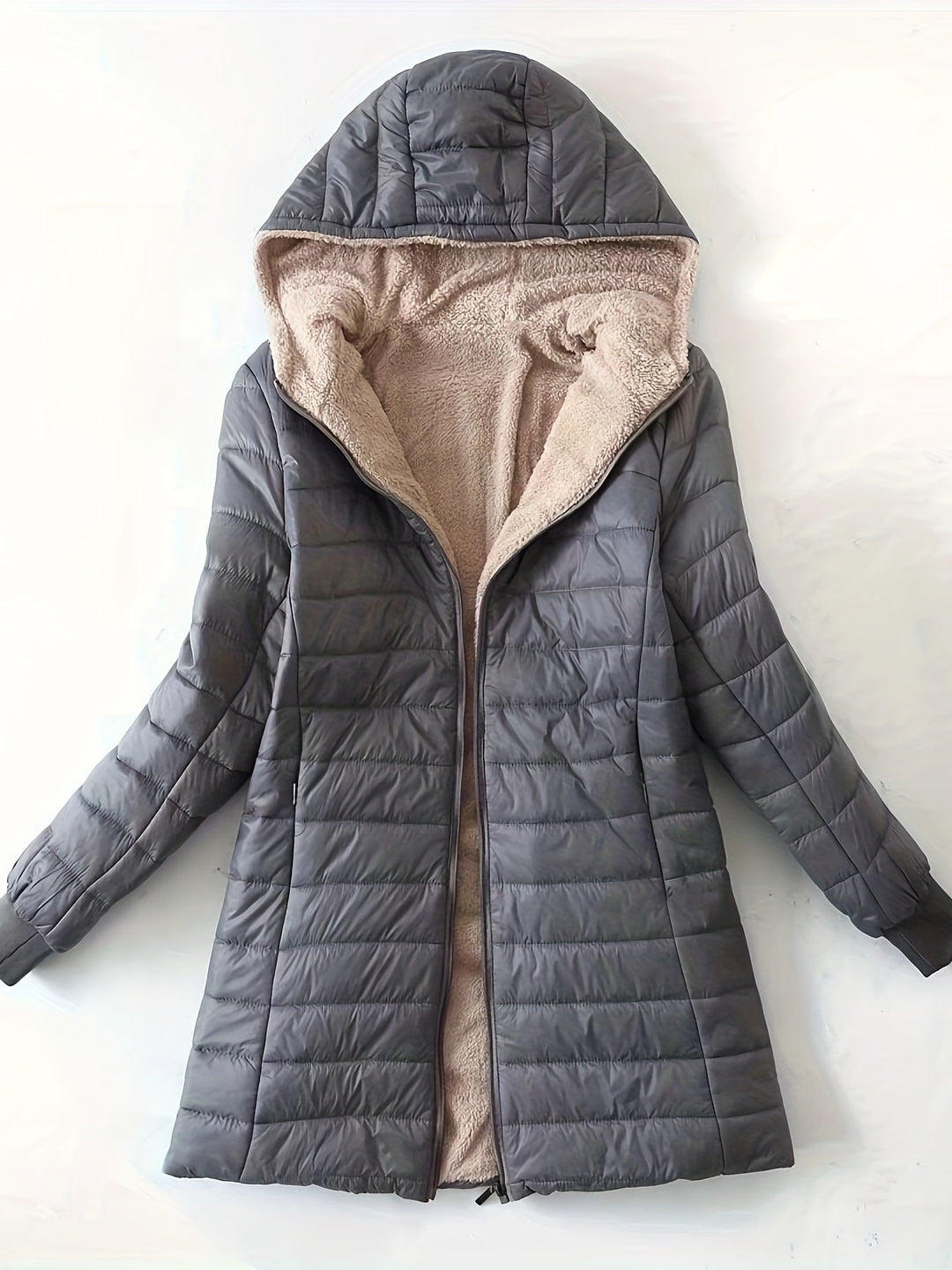 Eline | Fleece gevoerde jas met ritssluiting