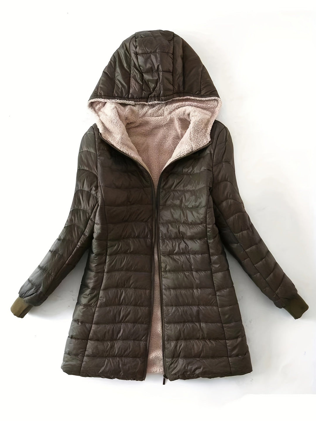 Eline | Fleece gevoerde jas met ritssluiting