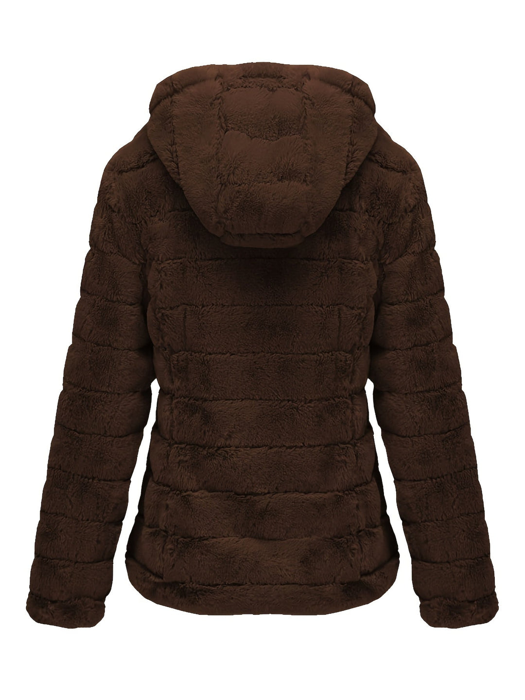 Elise | Stijlvolle effen kleur teddy jas