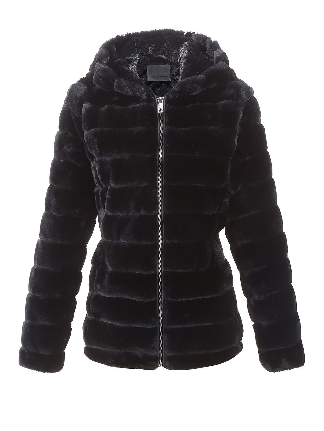 Elise | Stijlvolle effen kleur teddy jas