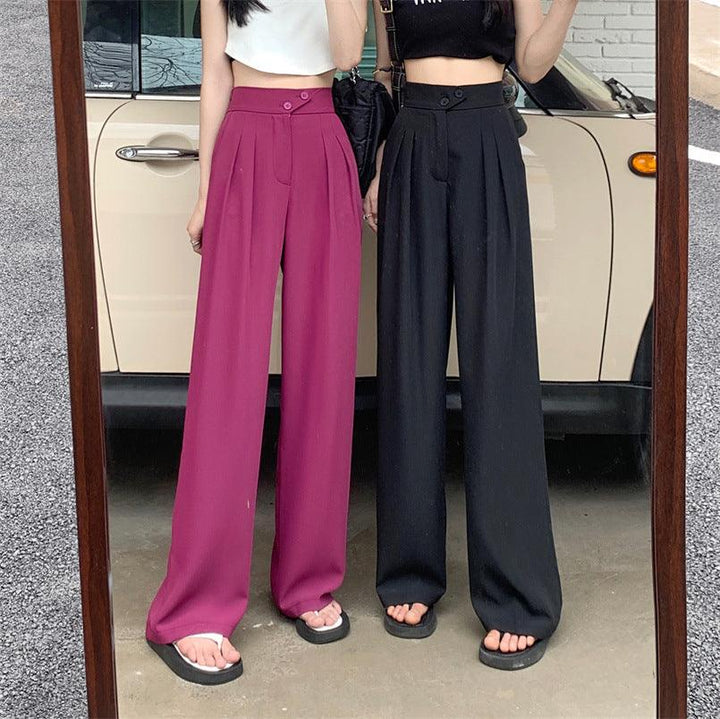 Elke | Brede stijlvolle pantalon