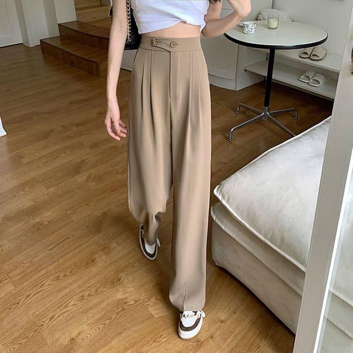 Elke | Brede stijlvolle pantalon