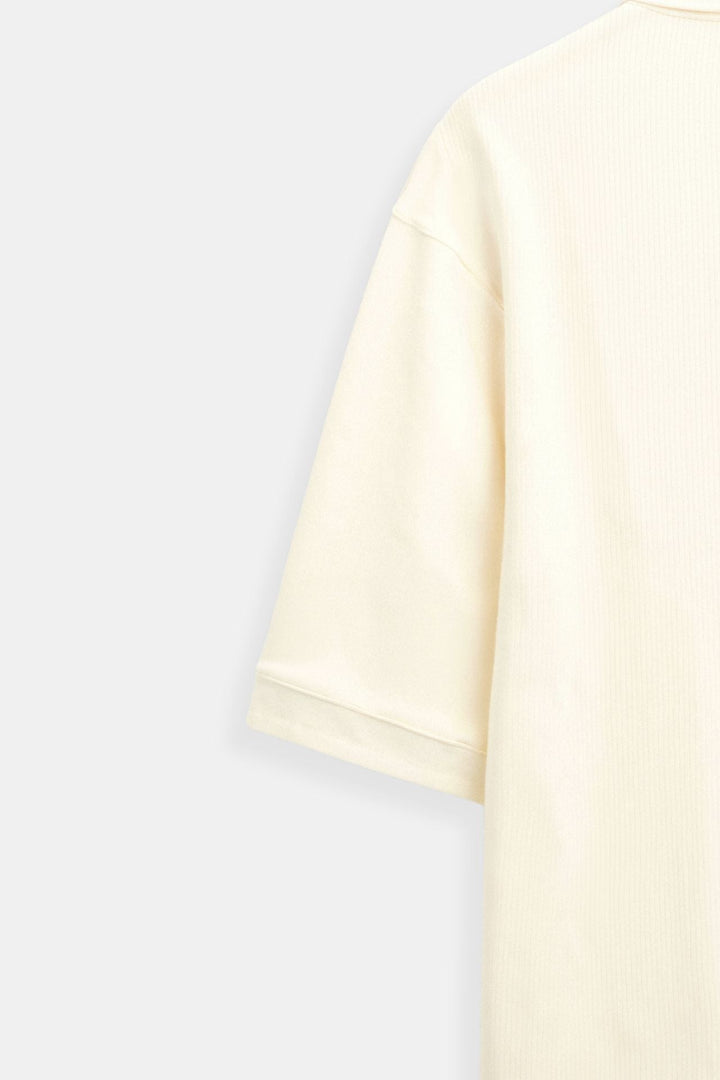 Emil | Polo T-shirt met structuur