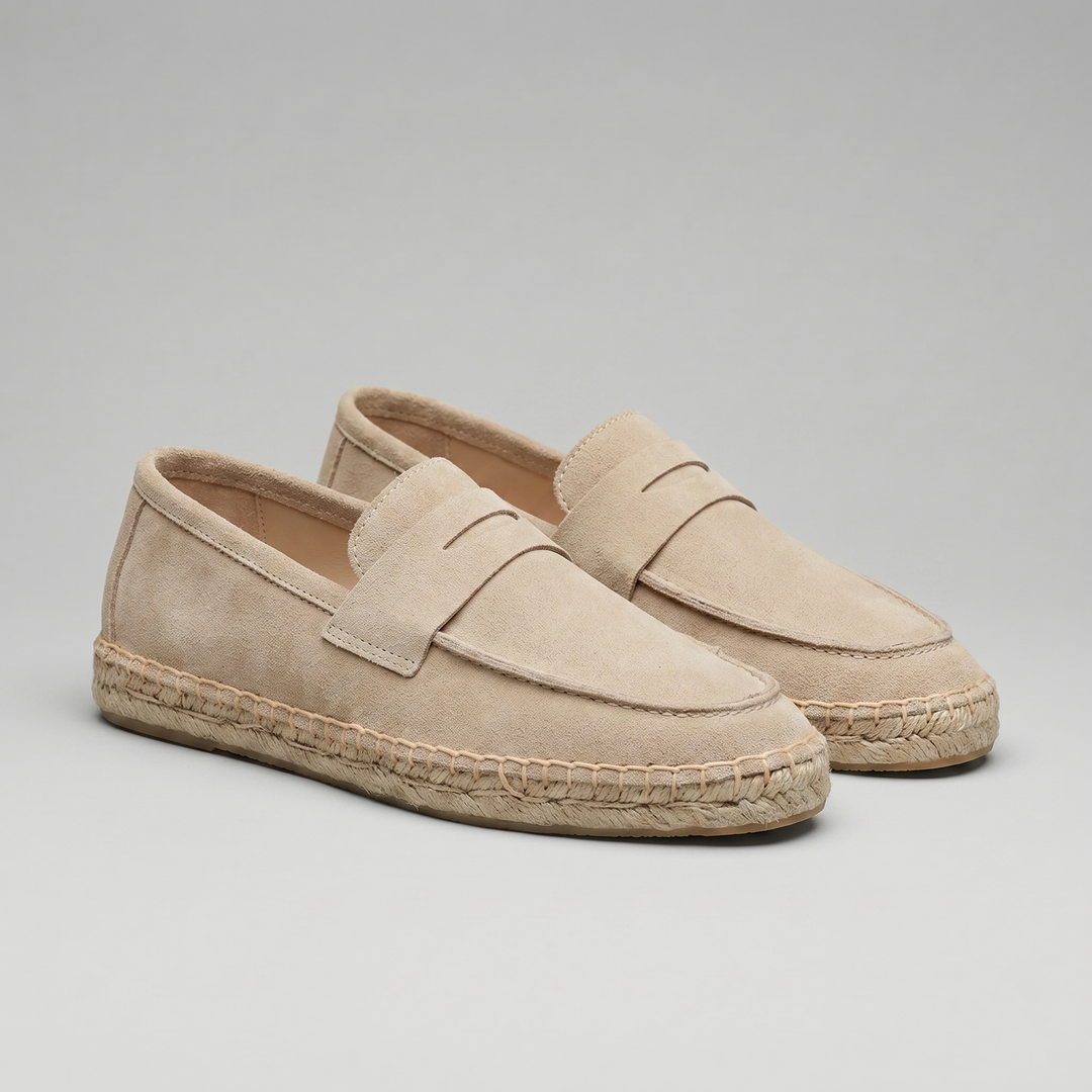 Espadrille Penny Loafers Heren Casual Zomer