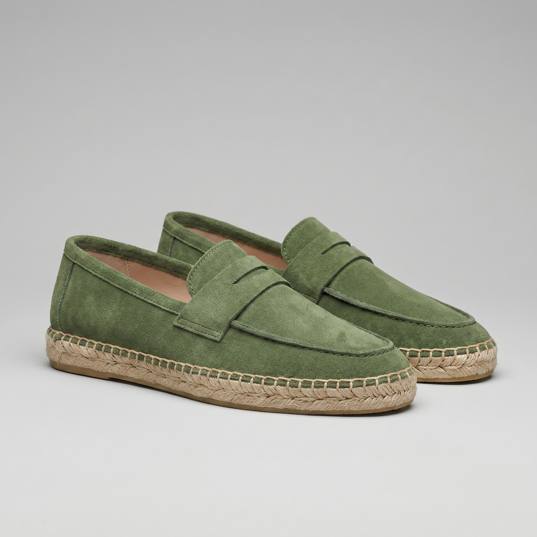 Espadrille Penny Loafers Heren Casual Zomer