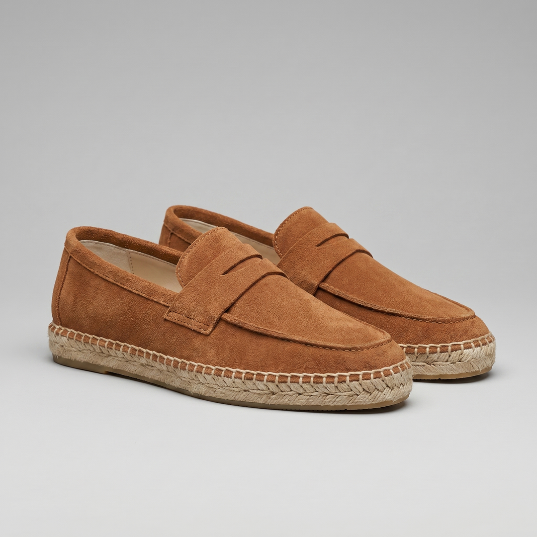 Espadrille Penny Loafers Heren Casual Zomer