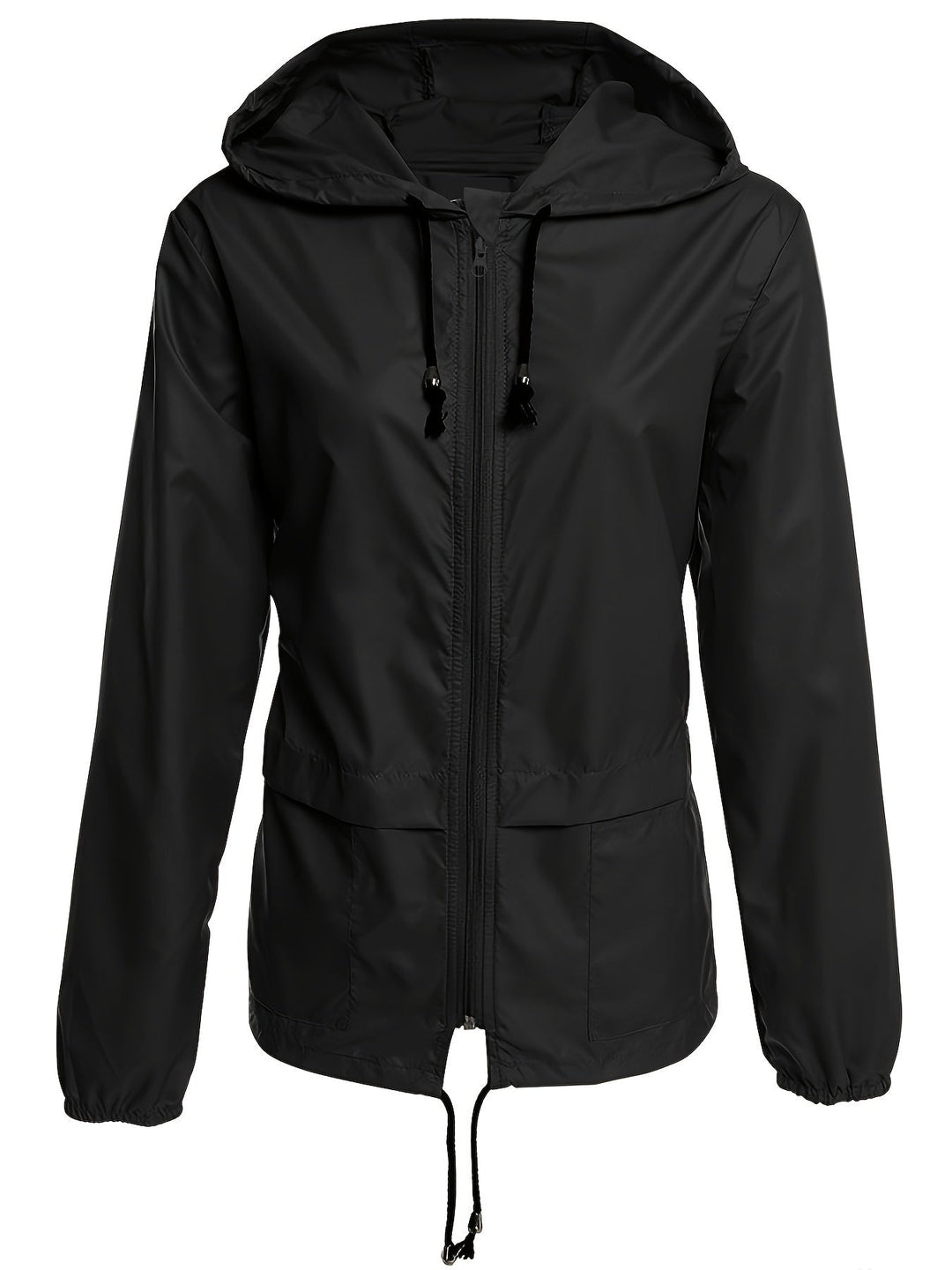 Eva | Effen kleur windjack met lange mouwen