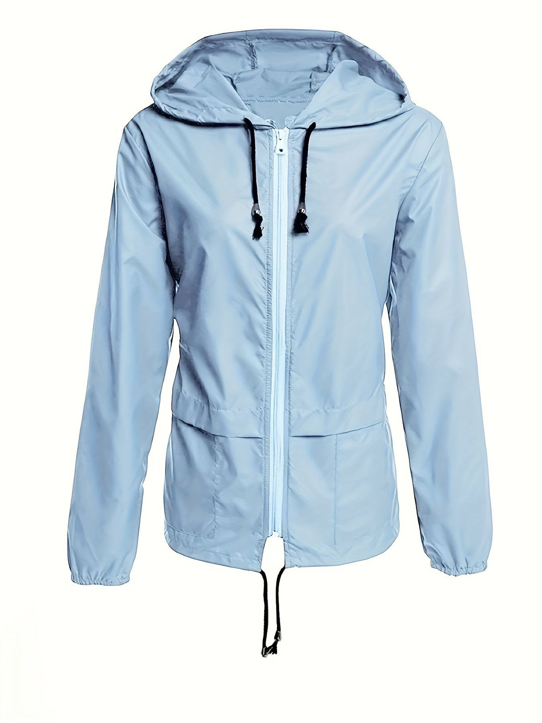 Eva | Effen kleur windjack met lange mouwen