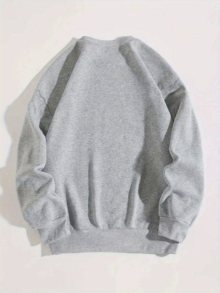 Eziah | Feestelijke rendierprint heren sweatshirt
