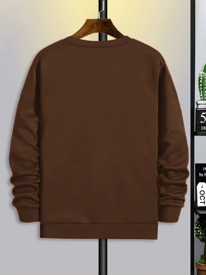 Eziah | Feestelijke rendierprint heren sweatshirt