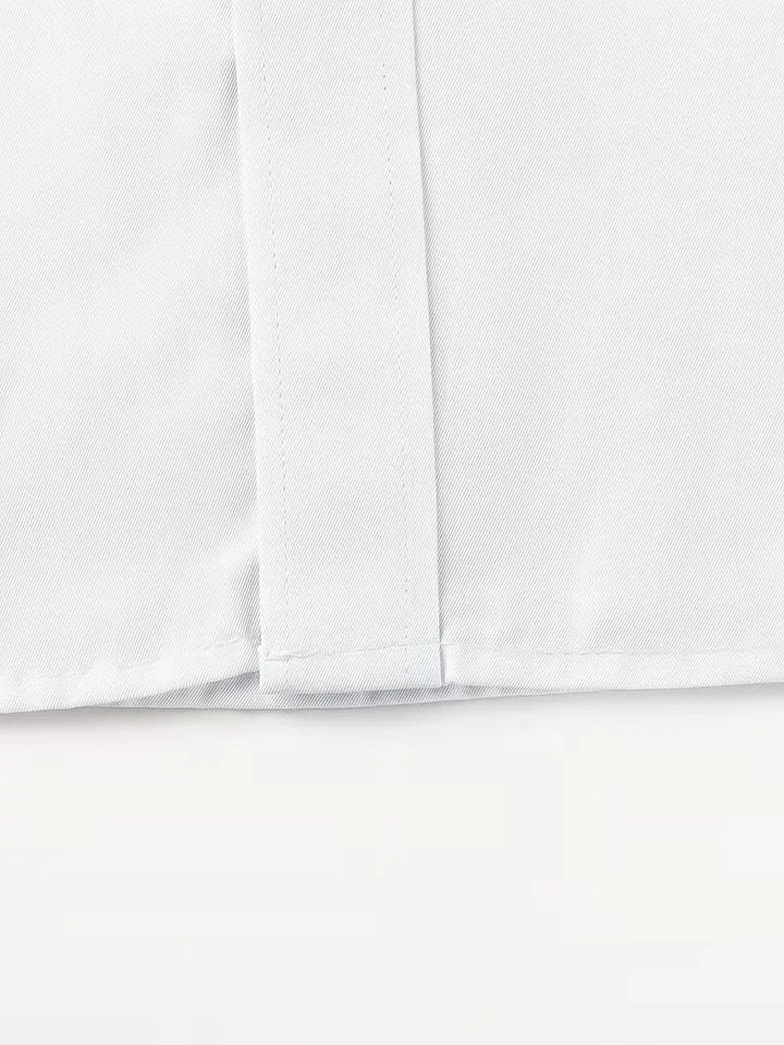 Nette overhemden slim fit mandarin kraag
