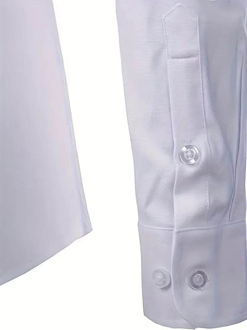 Casual overhemd met mandarin collar
