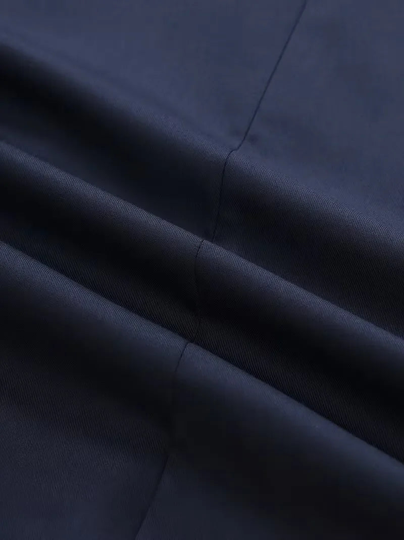 Blazer slim fit met mandarin collar