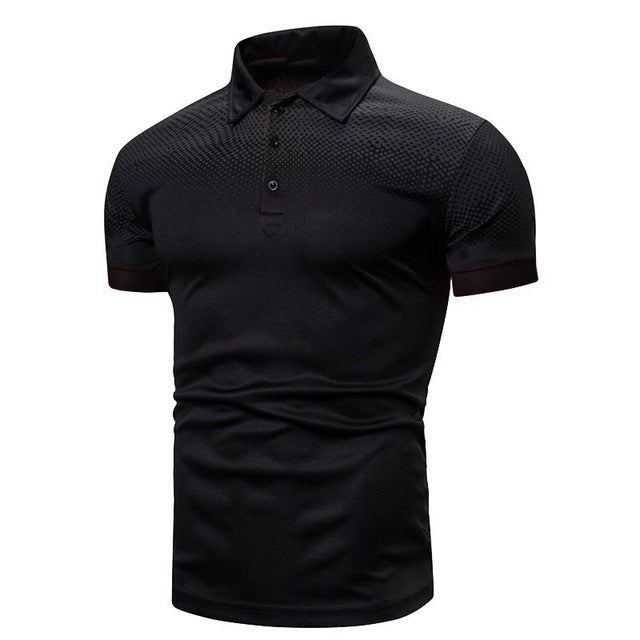 Felix | Herenpoloshirt met korte mouwen en geribde kraag