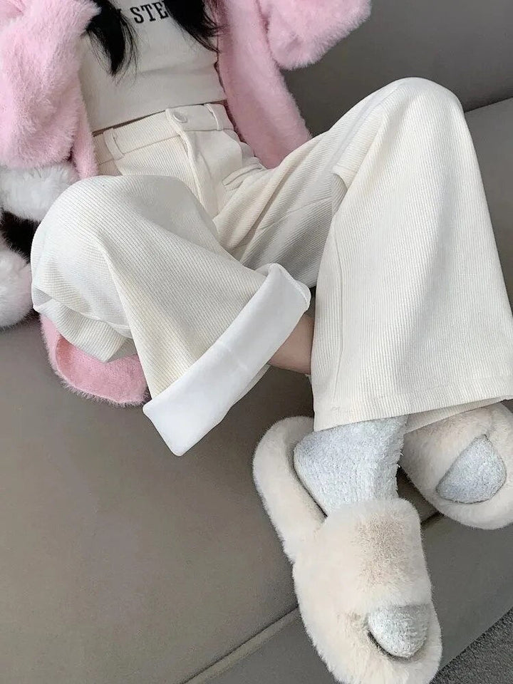 Fenna | Corduroy broek met stoffen binnenkant voor dames