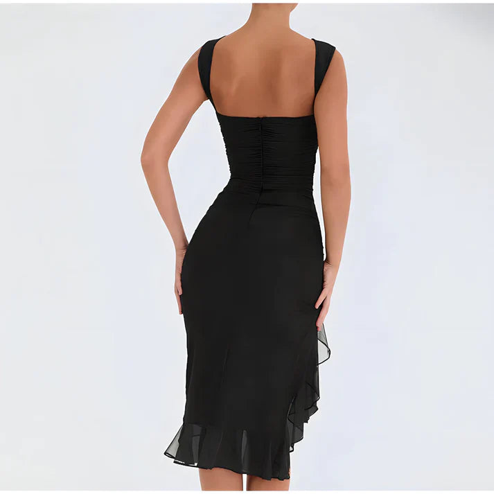 Fenna | Elegante bodycon jurk met ruches
