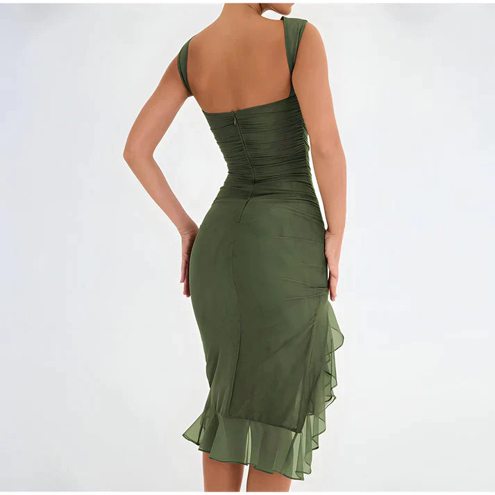 Fenna | Elegante bodycon jurk met ruches