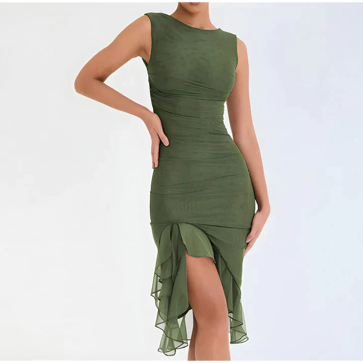 Fenna | Elegante bodycon jurk met ruches