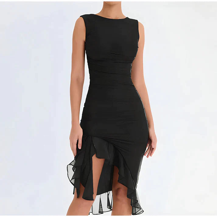Fenna | Elegante bodycon jurk met ruches