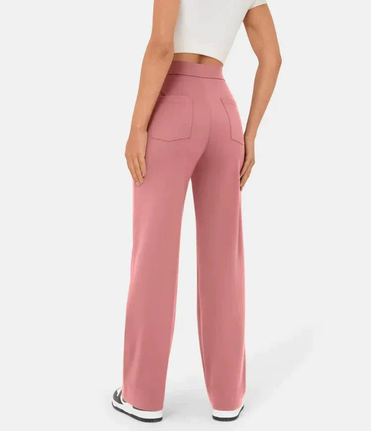 Fleur | Elastische hoge taille broek