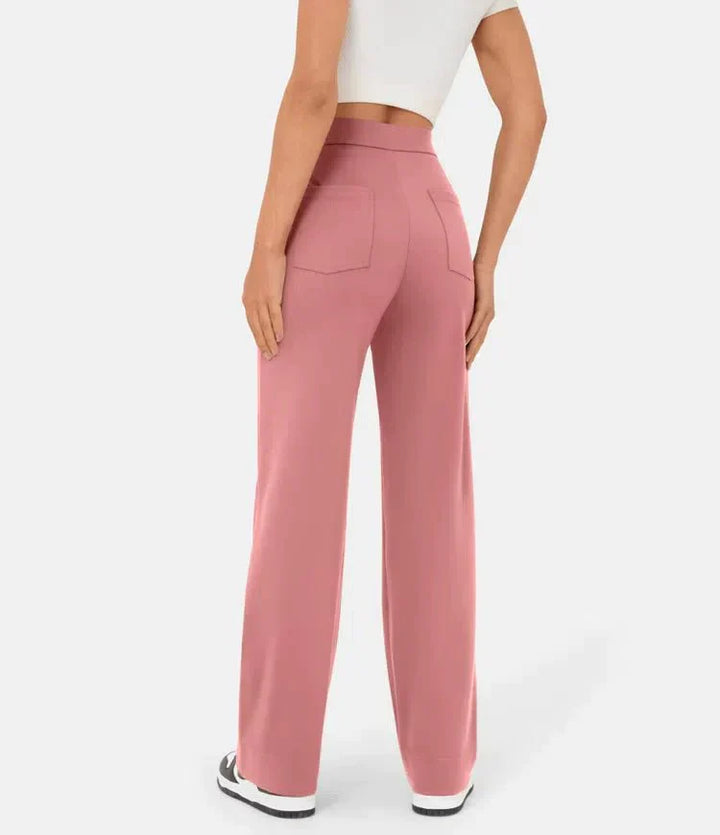 Fleur | Elastische hoge taille broek