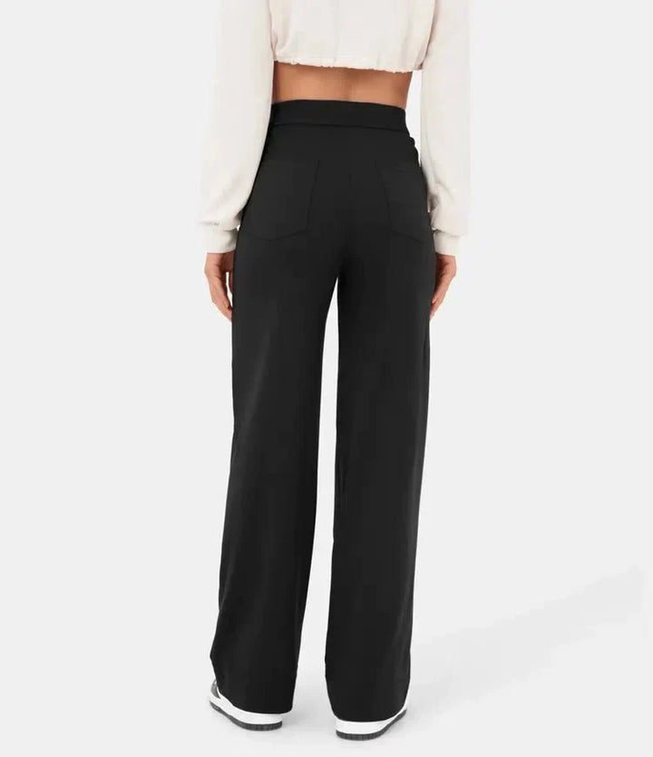 Fleur | Elastische hoge taille broek