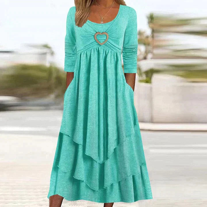 Fleur | Elegante avondjurk met eenvoudige stijl