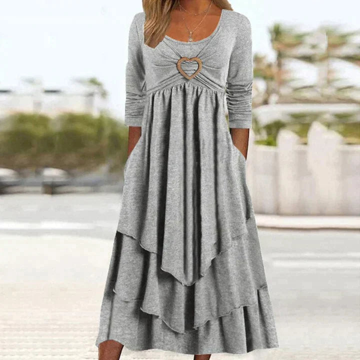 Fleur | Elegante avondjurk met eenvoudige stijl