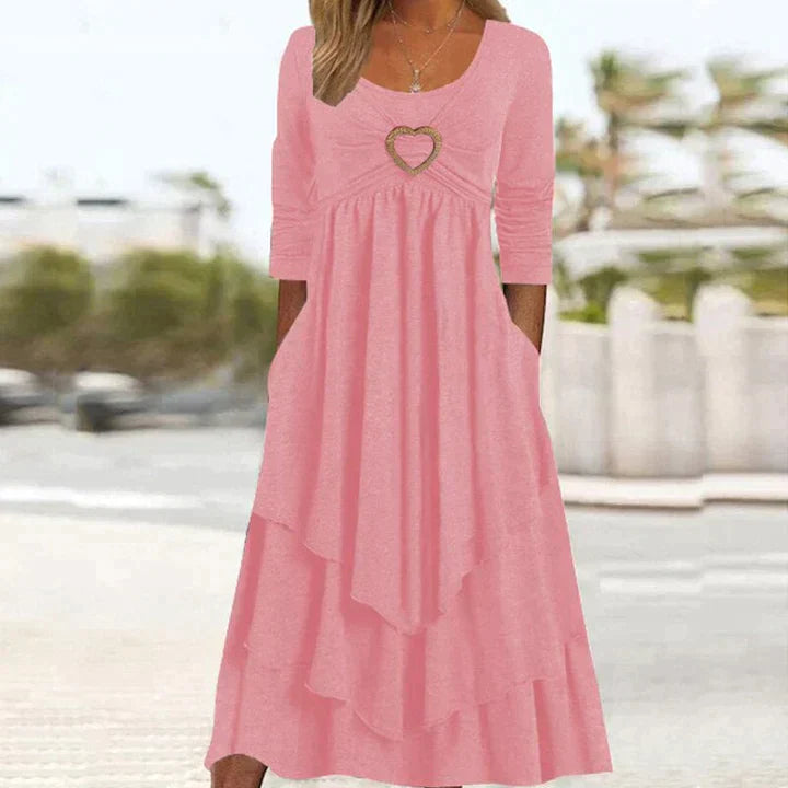 Fleur | Elegante avondjurk met eenvoudige stijl