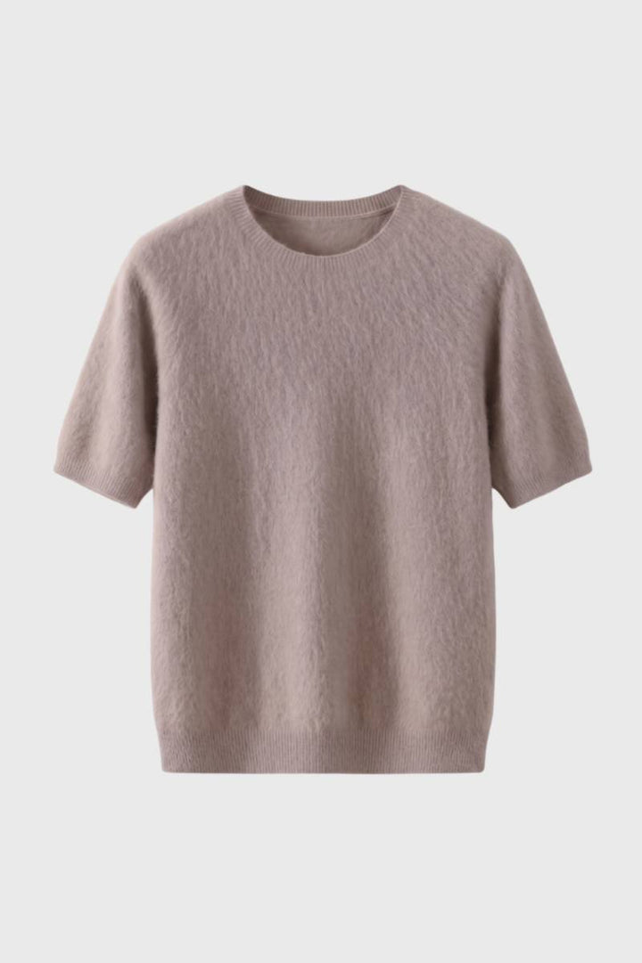 T-Shirt Heren - Fijngebreid met Ronde Hals | Casual