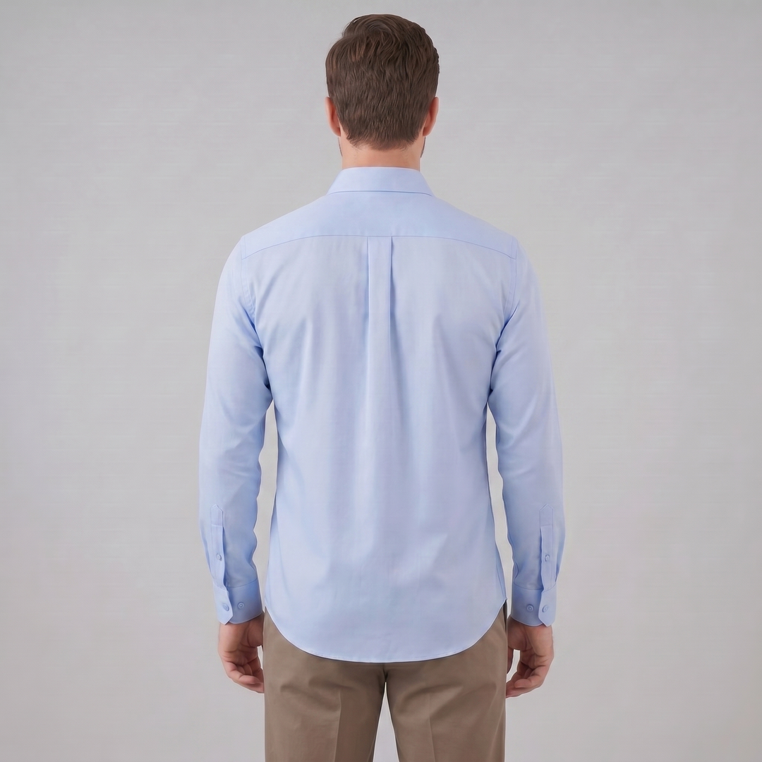 Heren Overhemd Slim Fit Lange Mouwen