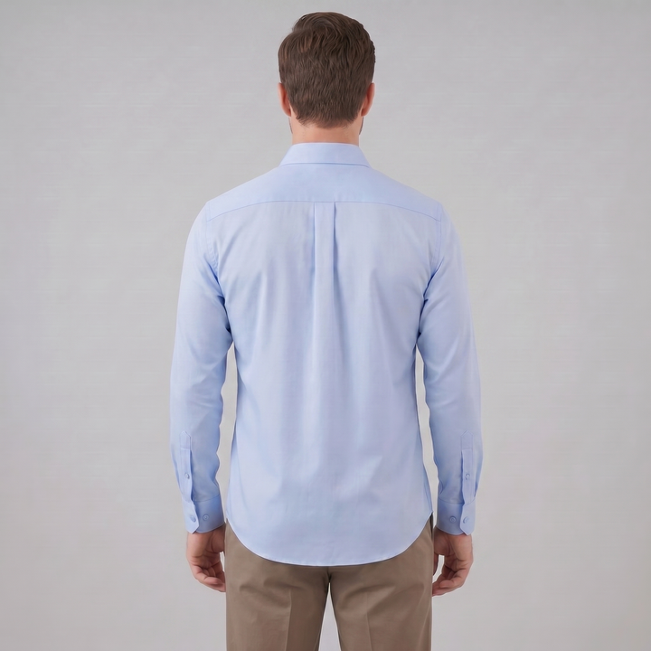 Heren Overhemd Slim Fit Lange Mouwen