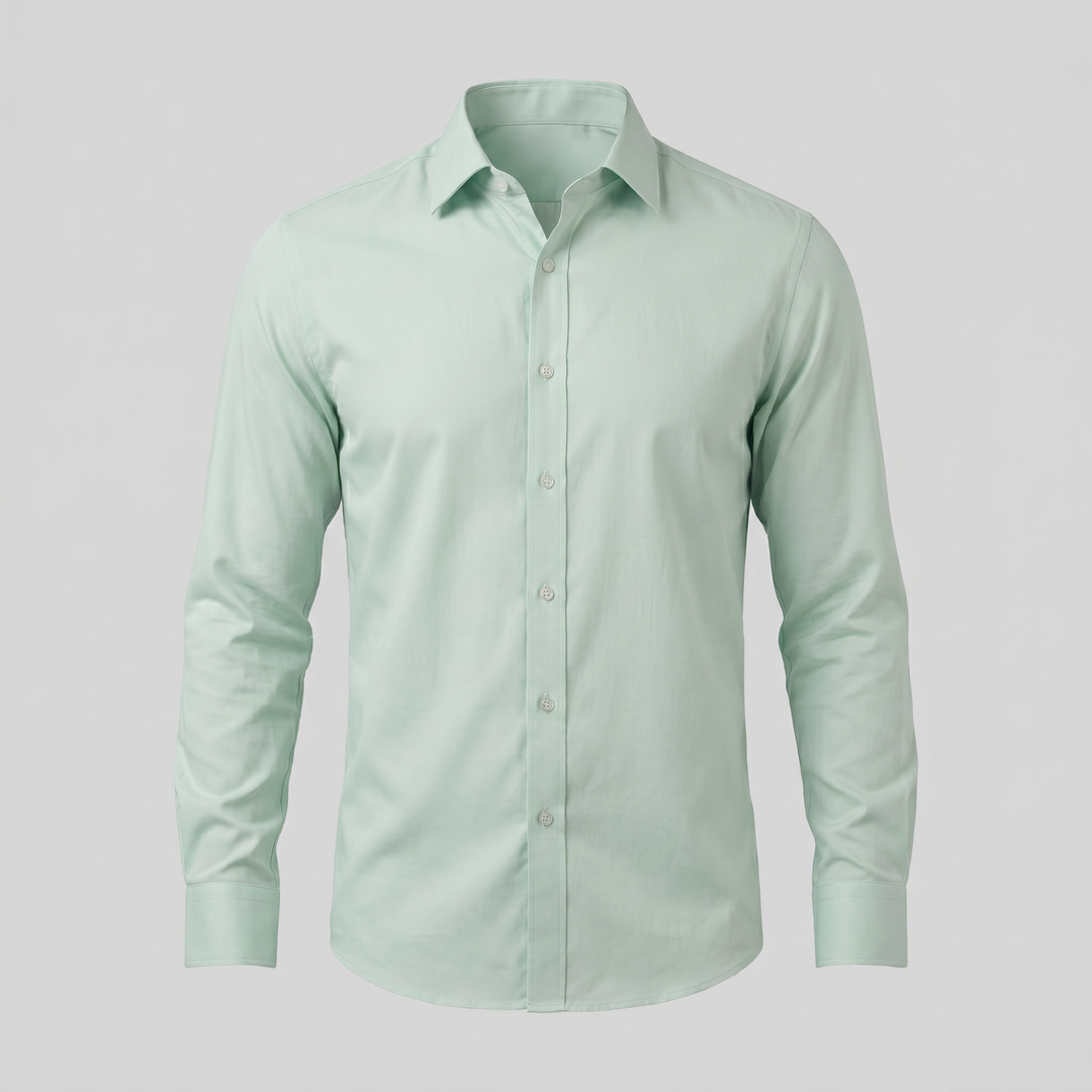 Heren Overhemd Slim Fit Lange Mouwen