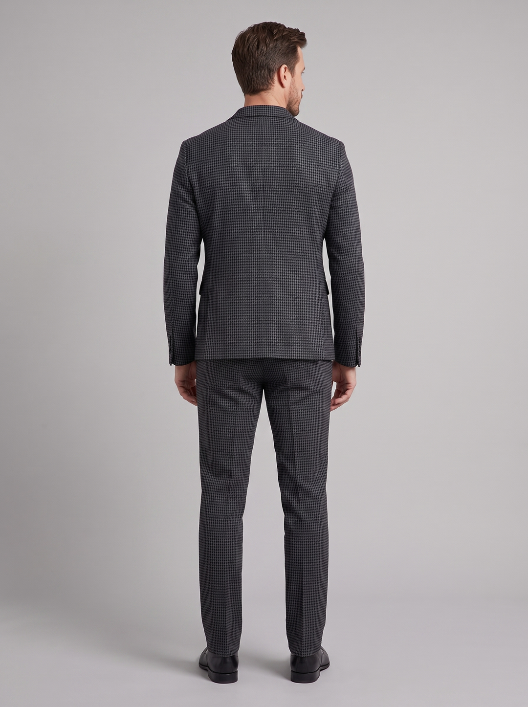 Heren Ruitpatroon Tailored Pak