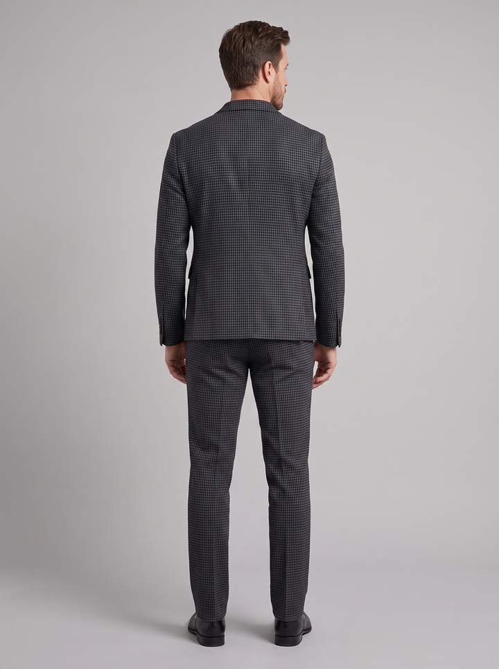 Heren Ruitpatroon Tailored Pak