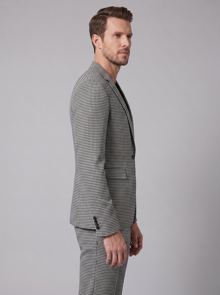 Heren Ruitpatroon Tailored Pak