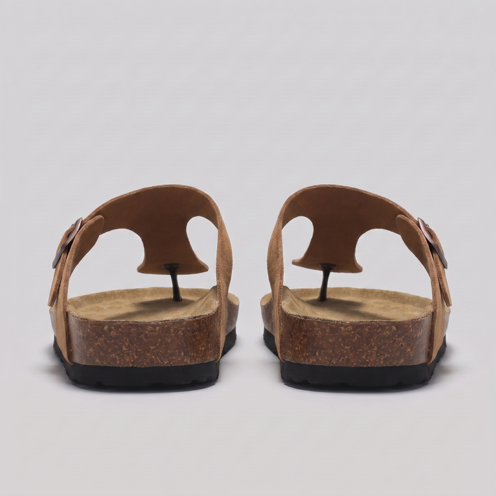 Heren Slippers Met Gesp