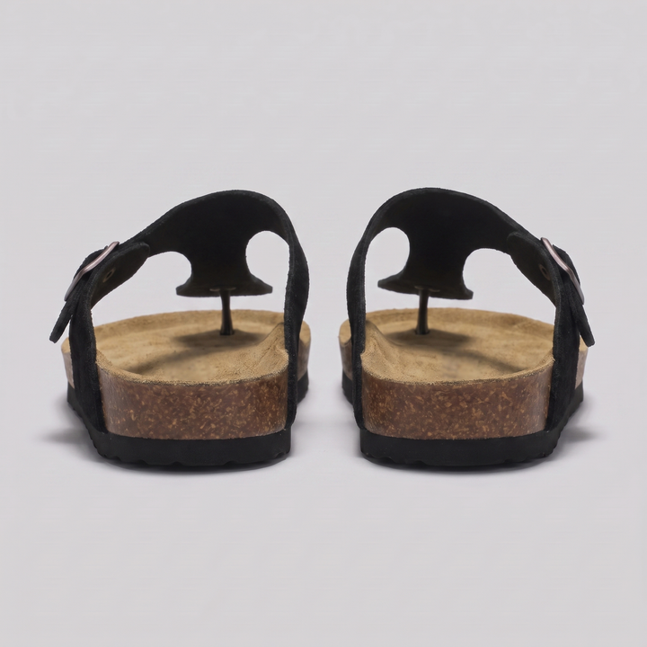 Heren Slippers Met Gesp