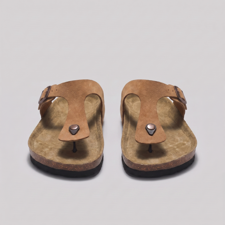 Heren Slippers Met Gesp