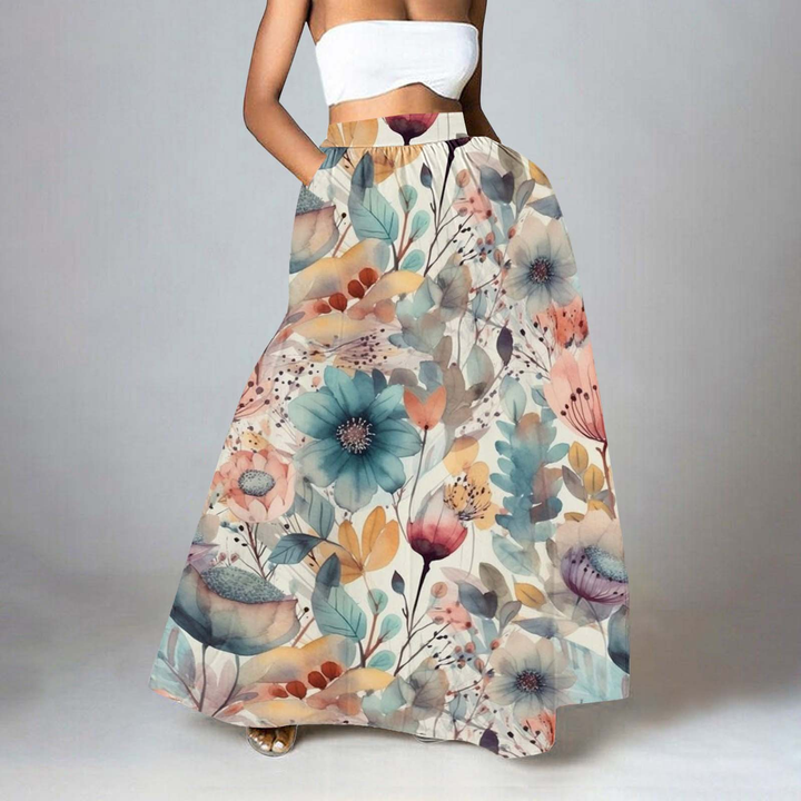 Korte broek met bloemenprint