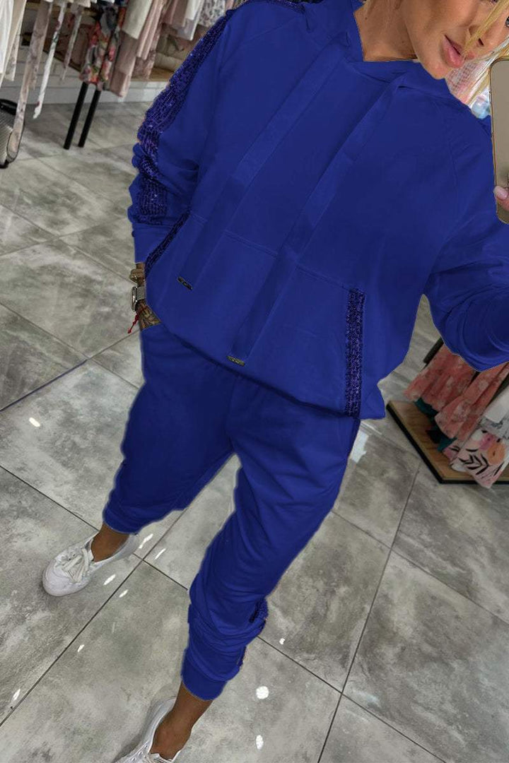 Dames Hoodie Set met Joggingbroek en Comfortabele Pasvorm
