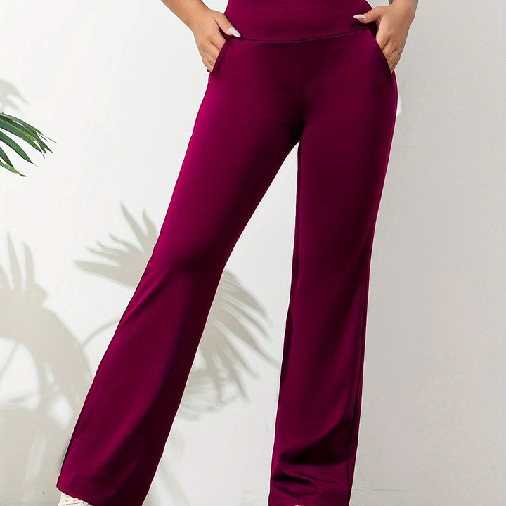 Isabella | Stretchy dames sportbroek in effen kleur